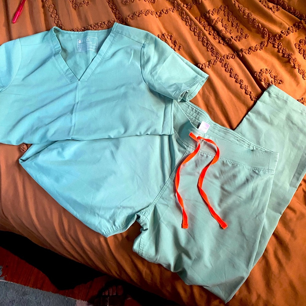 Surgery green Figs set, size L